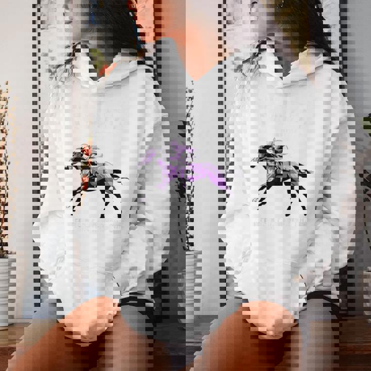 喜寿祝い 競馬好き うま 馬好き 父 母 男性 女性 77歳お祝い Life's Race Always Chase レディースパーカー 彼女への贈り物