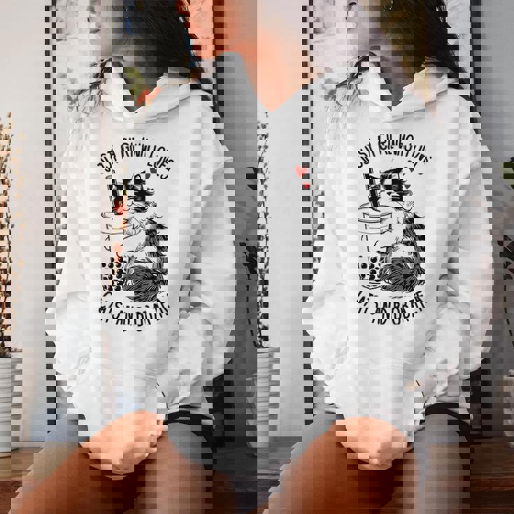 猫が大好きな女の子とボバティーラグドール猫好き レディースパーカー 彼女への贈り物