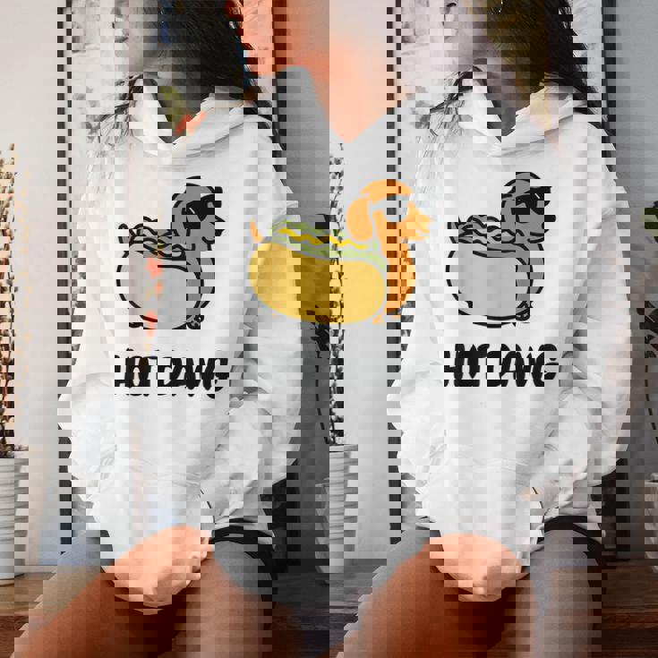 面白い犬 ホットドッグ 食通 駄洒落ギフト 男性 女性 キッズ 男の子 女の子 レディースパーカー 彼女への贈り物