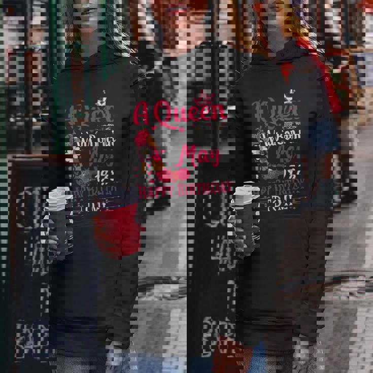 47歳の誕生日 ハイヒール A Queen Was Born In 5月 1978 レディースパーカー 面白い贈り物