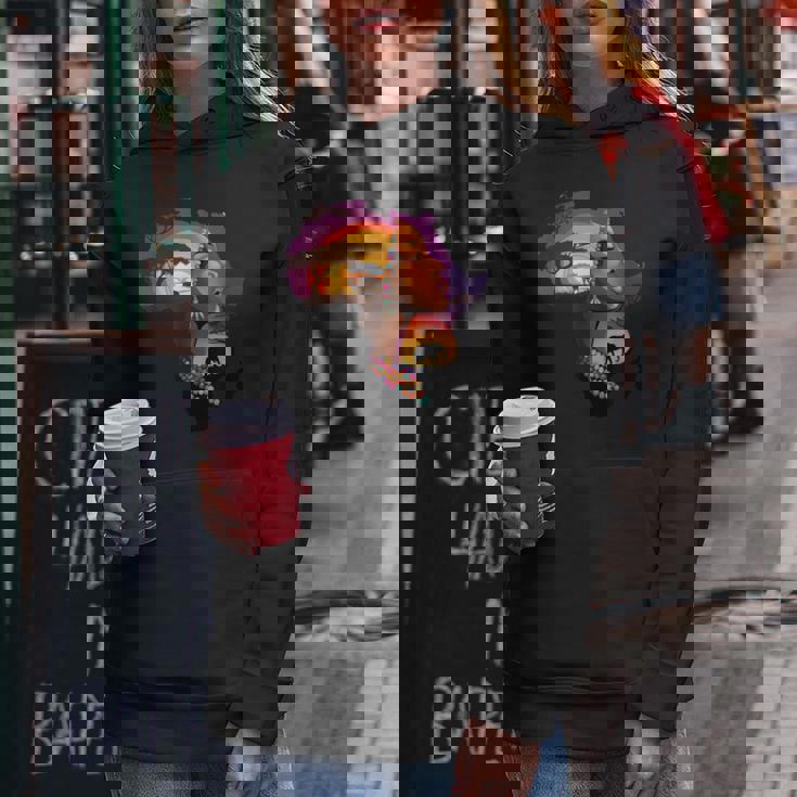 African American Boyunflower Melanin History Month レディースパーカー 面白い贈り物