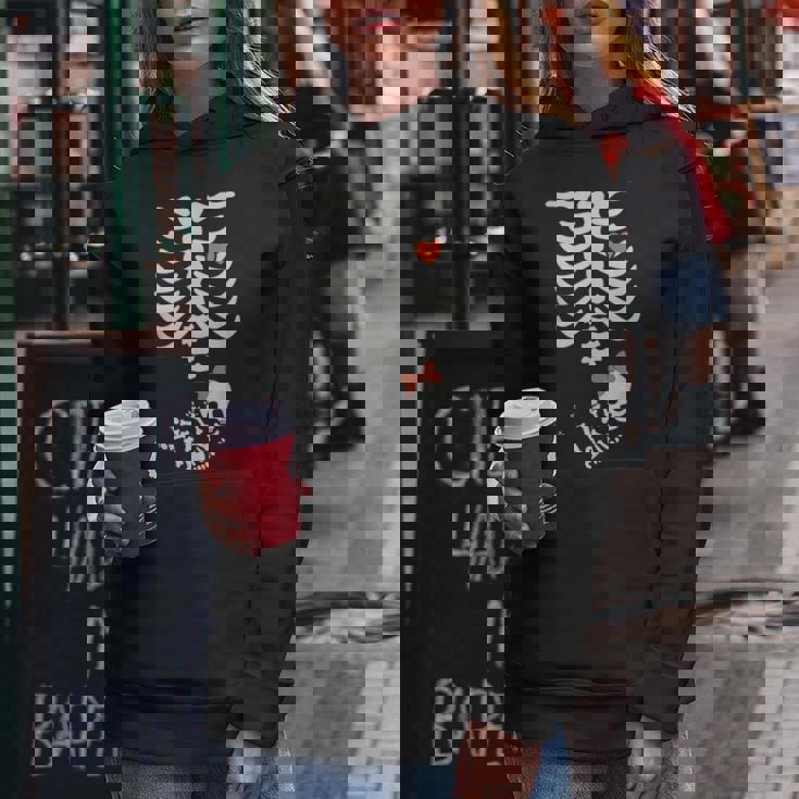 Baby Shower Skeleton Halloween Pregnancy Annoucement Girls Women Hoodie Unique Gifts