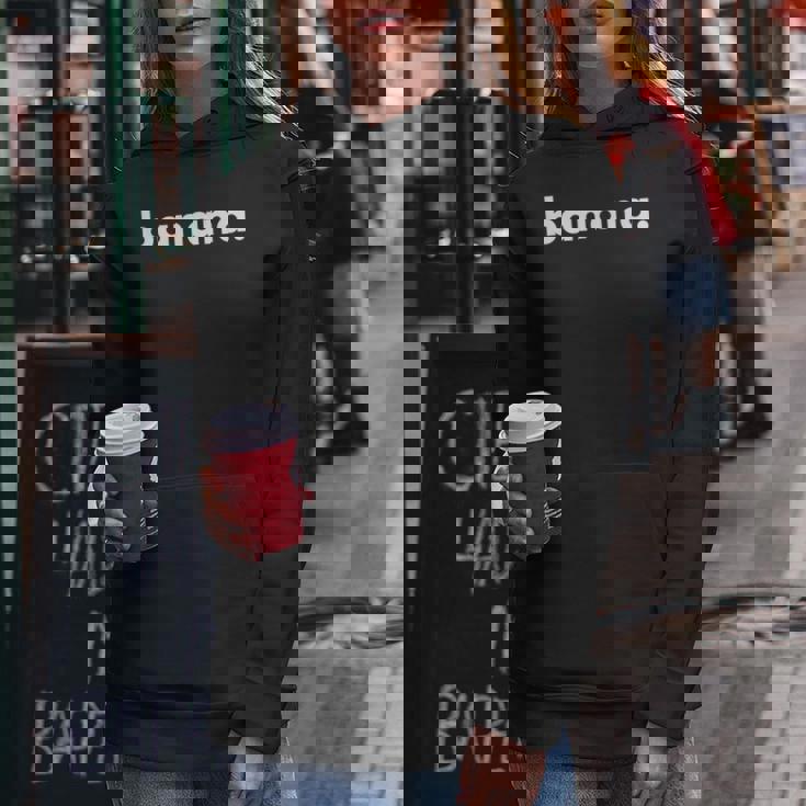 Banana バナナドット ロゴ バナナ パロディ おもしろ ギャグ ハイブランド レディースパーカー 面白い贈り物