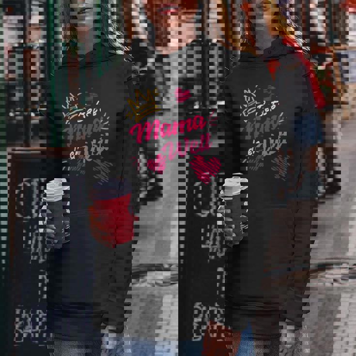 For The Best Mum In The World Mother's Day Kapuzenpullover für Damen Lustige Geschenke