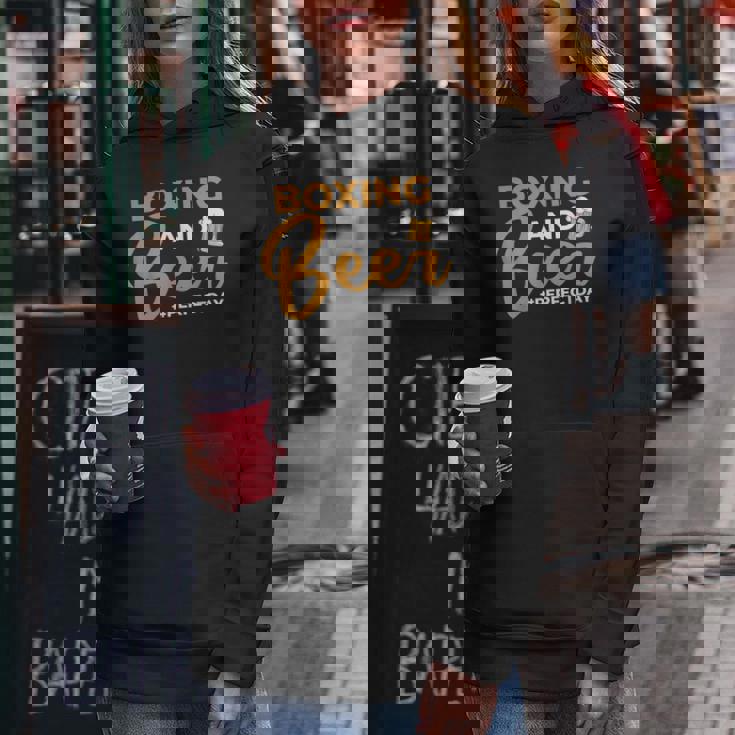 Boxing And Beer Perfectday ボクサー・ボクシング レディースパーカー 面白い贈り物