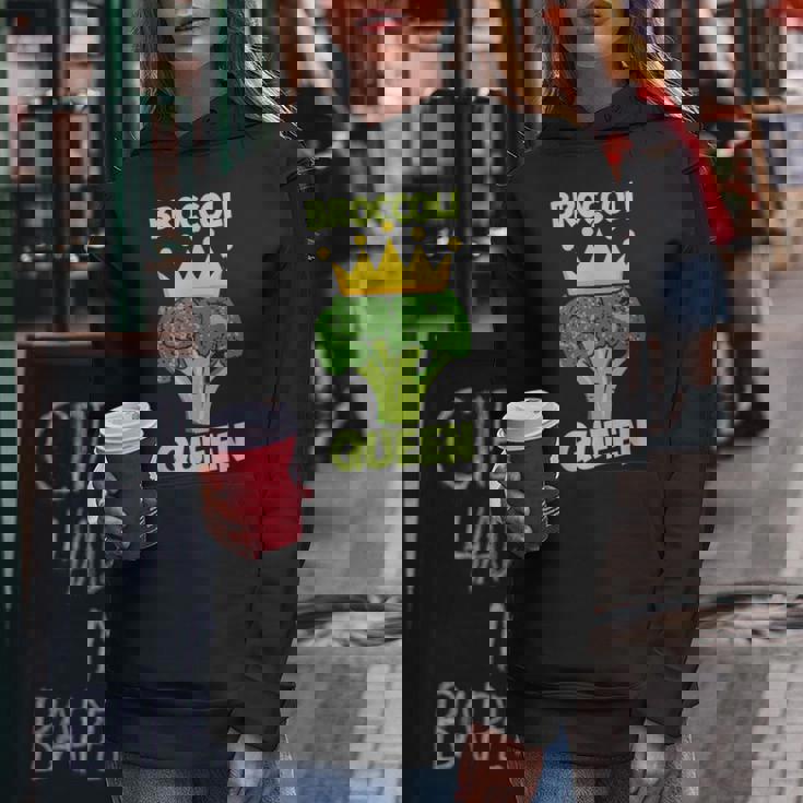 Broccoli Queen ブロッコリーの女王 ブロッコリー ベジタリアン・ベジタブル ブロッコリー レディースパーカー 面白い贈り物