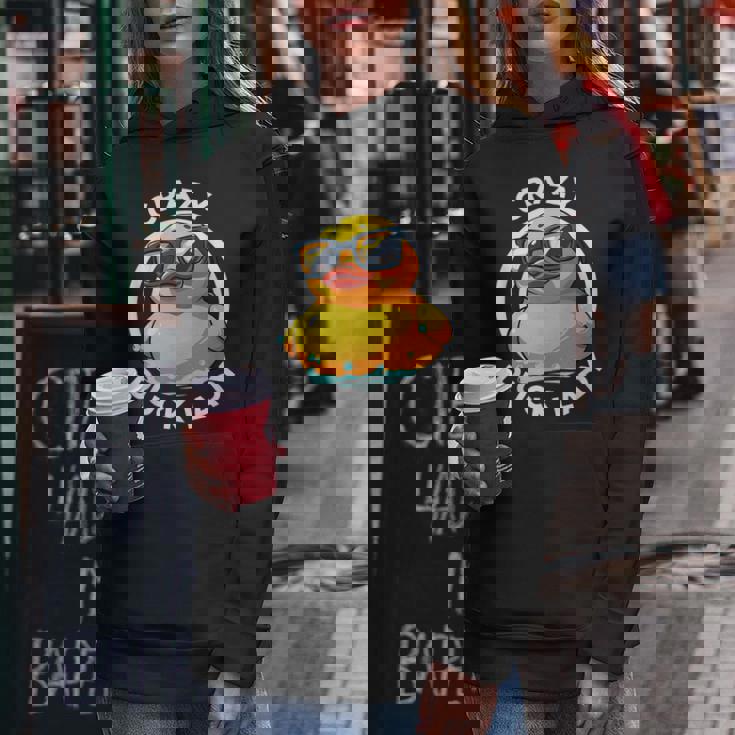 Crazy Duck Lady キュート アヒル ママ アヒルの所有者 面白い I Love Ducks レディースパーカー 面白い贈り物