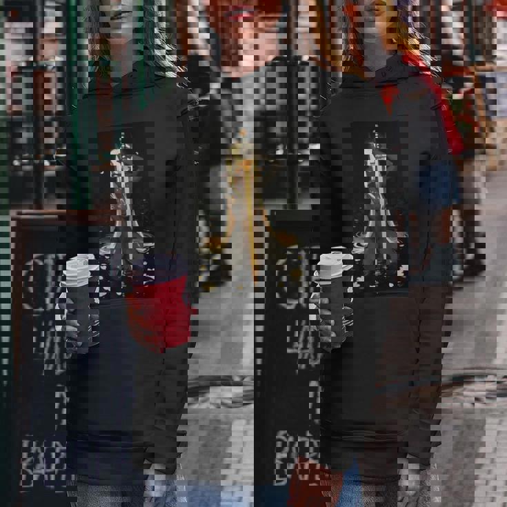 Demon Anime Girl Horns Katana レディースパーカー 面白い贈り物