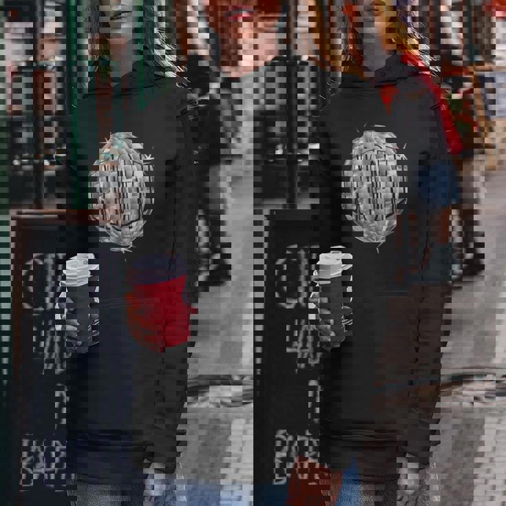 Disco Mom シルバー ディスコ ボール Mothers Who Disco レディースパーカー 面白い贈り物