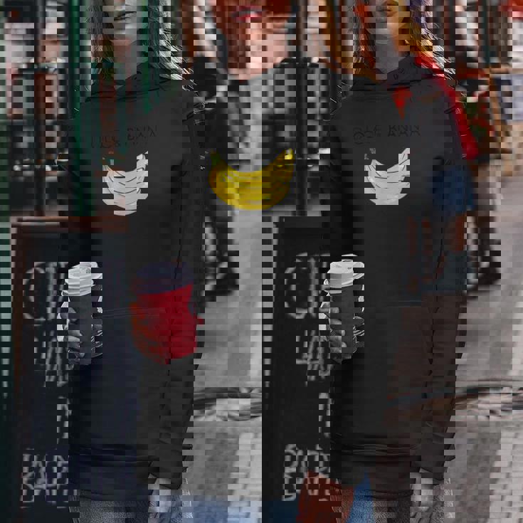 Dolce And Banana 面白いバナナ フルーツデザイン レディースパーカー 面白い贈り物