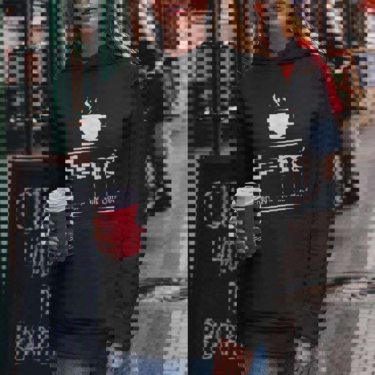 EMc2 Means Energy Milk X Coffee2 レディースパーカー 面白い贈り物