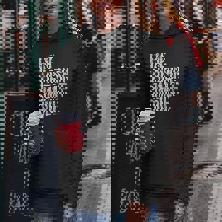 End Ofchool Year Teachers Have A Bussin'ummer Bruh レディースパーカー 面白い贈り物