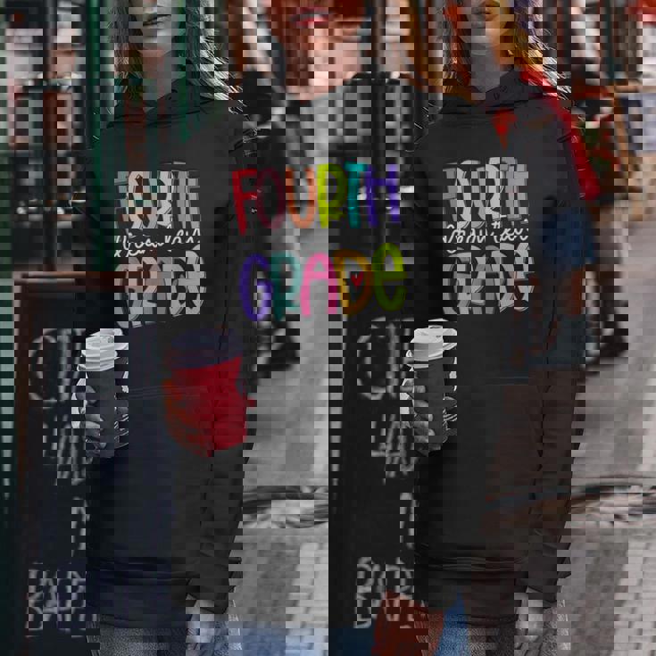 Fourth Grade Dream Team Back To School 4Th Grade Teacher Women Hoodie Unique Gifts