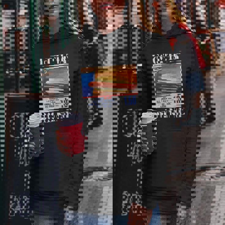 I Got That Dog In Me、 Hot Dog Meme レディースパーカー 面白い贈り物