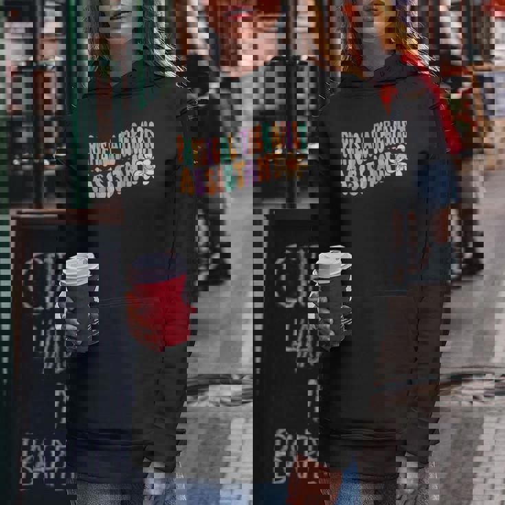 Groovy 理学療法士アシスタント デイジーフラワー レトロ Pta レディースパーカー 面白い贈り物