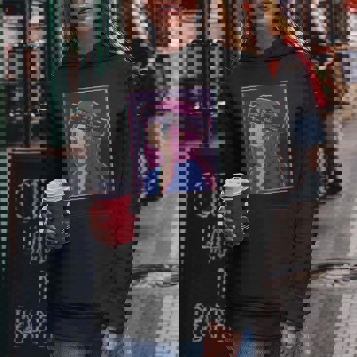 Hailatanad Anime Girl Japaneseaporwave Aesthetic レディースパーカー 面白い贈り物