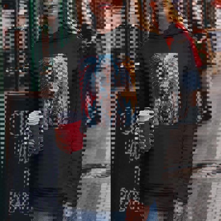 Hot Girl On 男性用 ハーフエンジェル&ハーフデーモンガール レディースパーカー 面白い贈り物