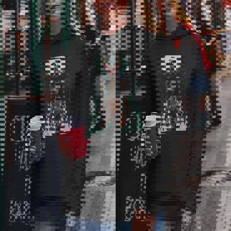 Hot Girl On 男性用 堕天使バトルレディ レディースパーカー 面白い贈り物