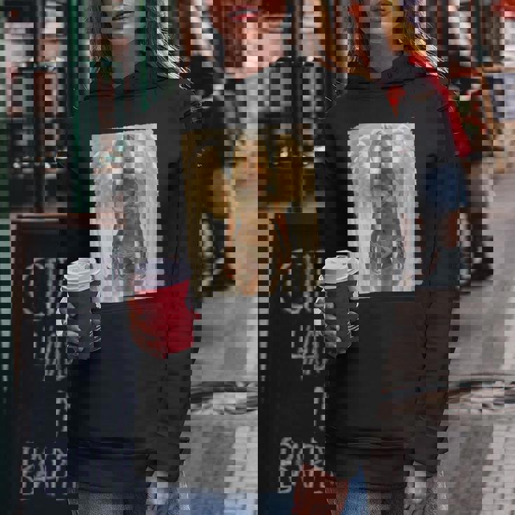 Hot Girl On 男性用 セクシー ブロンド エンジェル ガール ピンナップ レディースパーカー 面白い贈り物