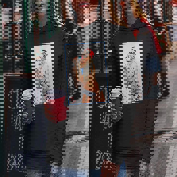 Hot Girl On 男性用 Ice Pop Pinup 2 レディースパーカー 面白い贈り物