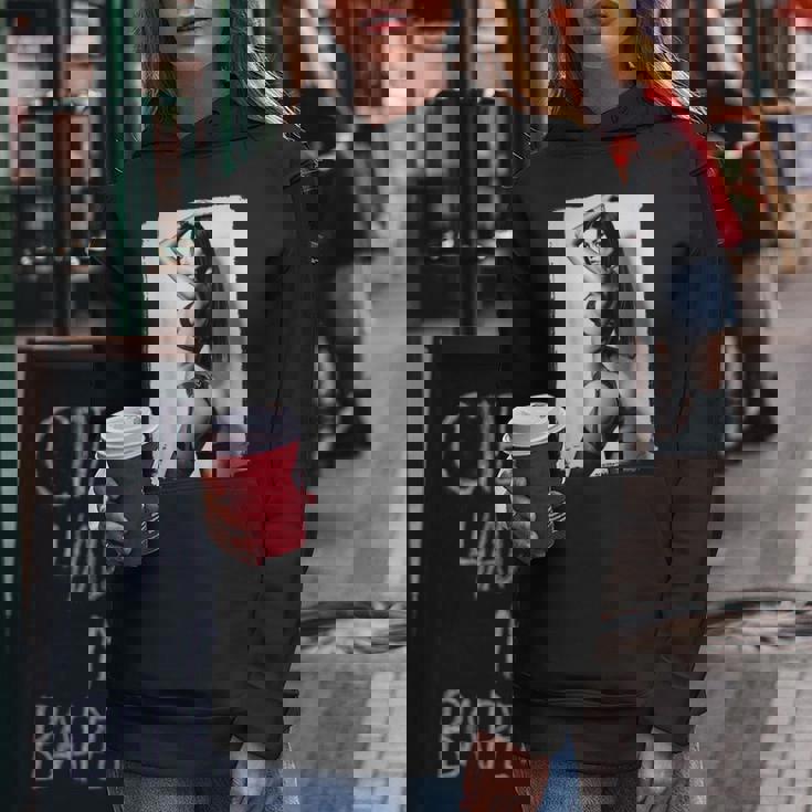 Hot Girl On 男性用 セクシー ブーティー ビキニ モデル 2 Bw レディースパーカー 面白い贈り物