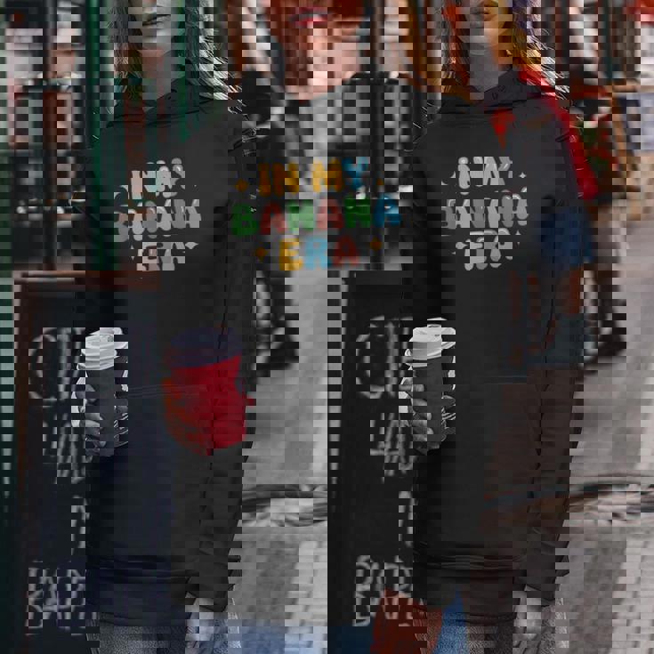 In My Banana Era Bananas レディースパーカー 面白い贈り物