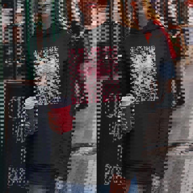 In My Double Digits Era キュートなコケットボウ 10歳の誕生日 女の子 レディースパーカー 面白い贈り物