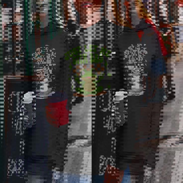 Just Let Metim Bro Groovy Let Metim Bro自閉症啓発 レディースパーカー 面白い贈り物