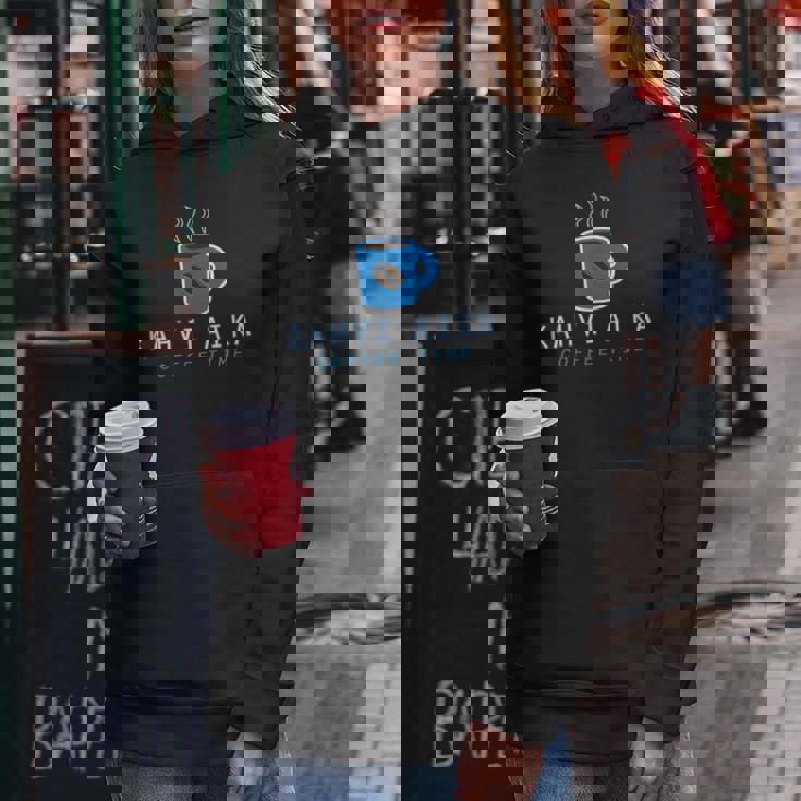 Kahvi Aika Coffee Time フィンランドの伝統 レディースパーカー 面白い贈り物