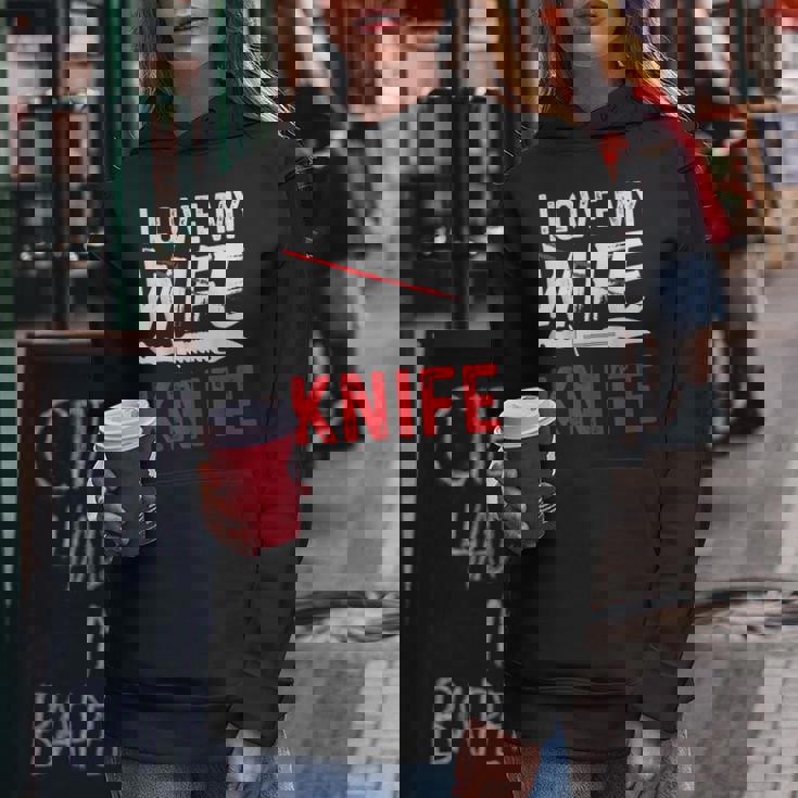 メンズ Knife Collector I Love My Wife ナイフ レディースパーカー 面白い贈り物