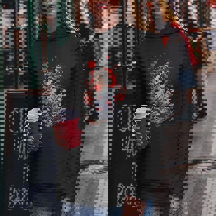 I Love Japan 東京都 日本の女の子 タトゥーアート レディースパーカー 面白い贈り物