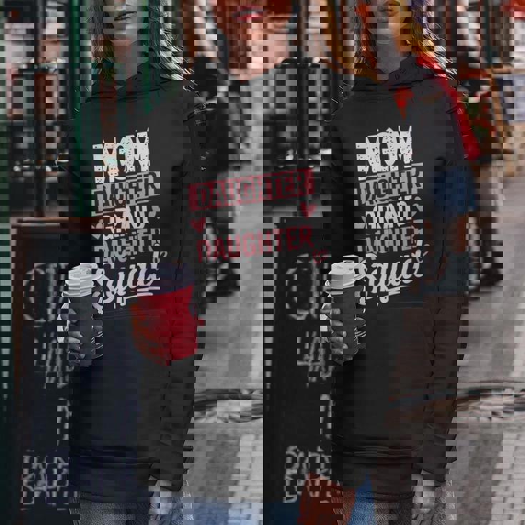 Mom Daughter Granddaughterquad マッチングママ 母の日 レディースパーカー 面白い贈り物