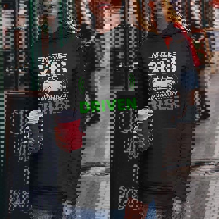 My Other Car Is Autonomally Drived Tech ユーモア レディースパーカー 面白い贈り物