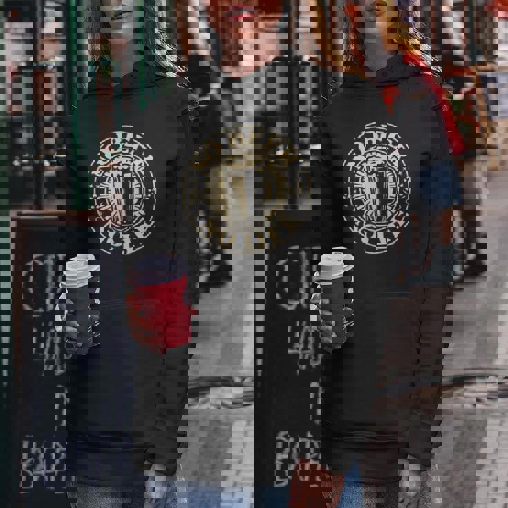 No Beer No Life ヴィンテージ飲酒 ビール愛好家向け 左胸 レディースパーカー 面白い贈り物