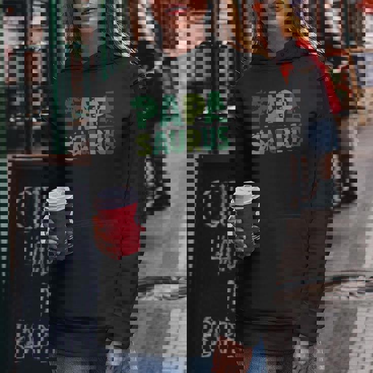 Papaaurus お揃い 家族 誕生日 恐竜 男性 女性 キッズ レディースパーカー 面白い贈り物