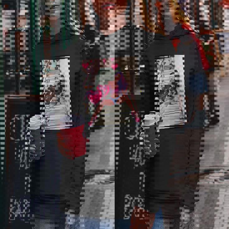 Pinup Girls 「バルーン付きセクシー赤毛ピンナップ1」 レディースパーカー 面白い贈り物