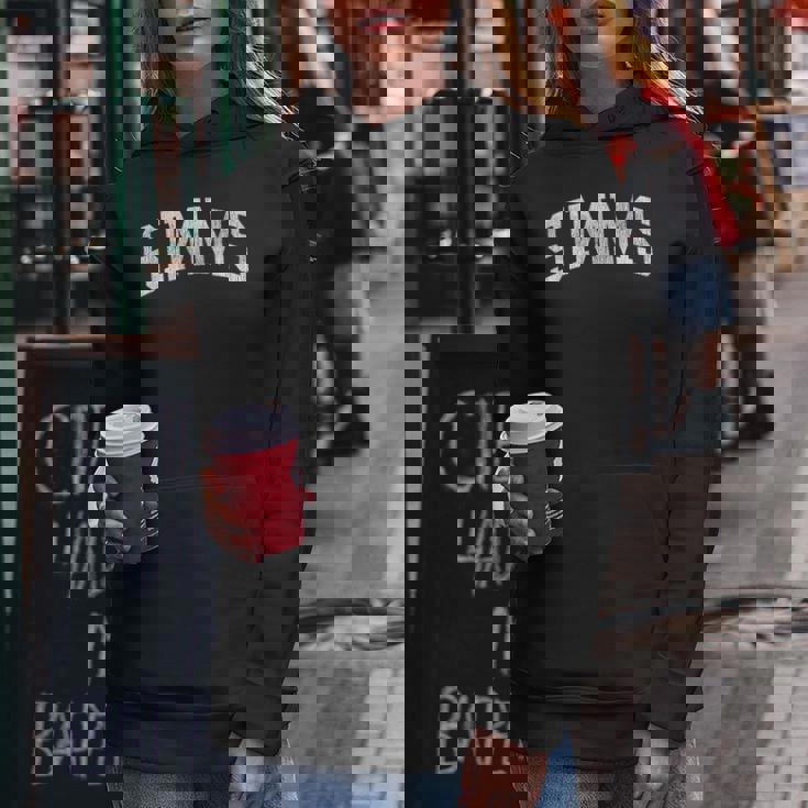 Simms Oklahoma Ok ビンテージ アスレチック スポーツデザイン レディースパーカー 面白い贈り物