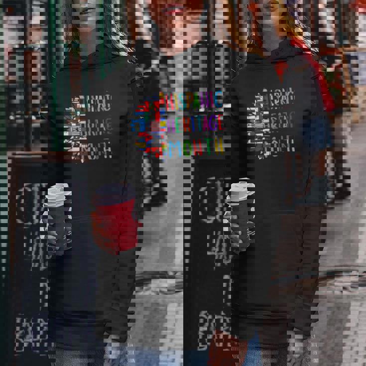 Sunflower Latino Countries Flags Hispanic Heritage Month Women Hoodie Unique Gifts