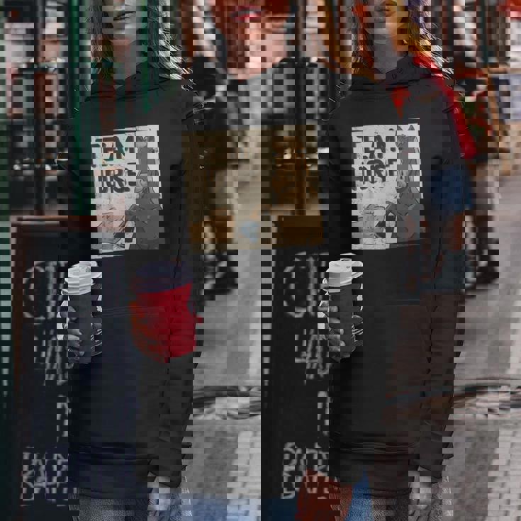 Team Horse 面白い馬のデザイン レディースパーカー 面白い贈り物