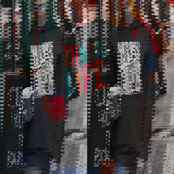 That Is Life Retro Groovyintage レディースパーカー 面白い贈り物