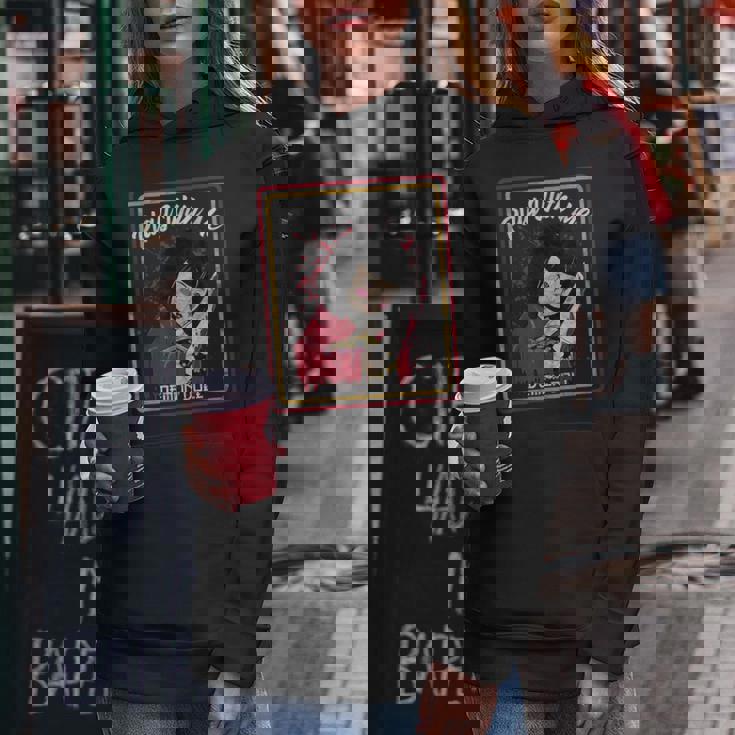 Vintage Horror Play With Me Haunted Ichimatsu Doll レディースパーカー 面白い贈り物