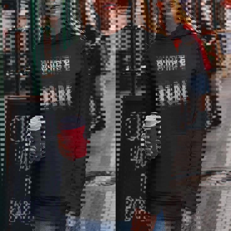 You Might Be Drunk 面白い ヴィンテージ レトロ レディースパーカー 面白い贈り物