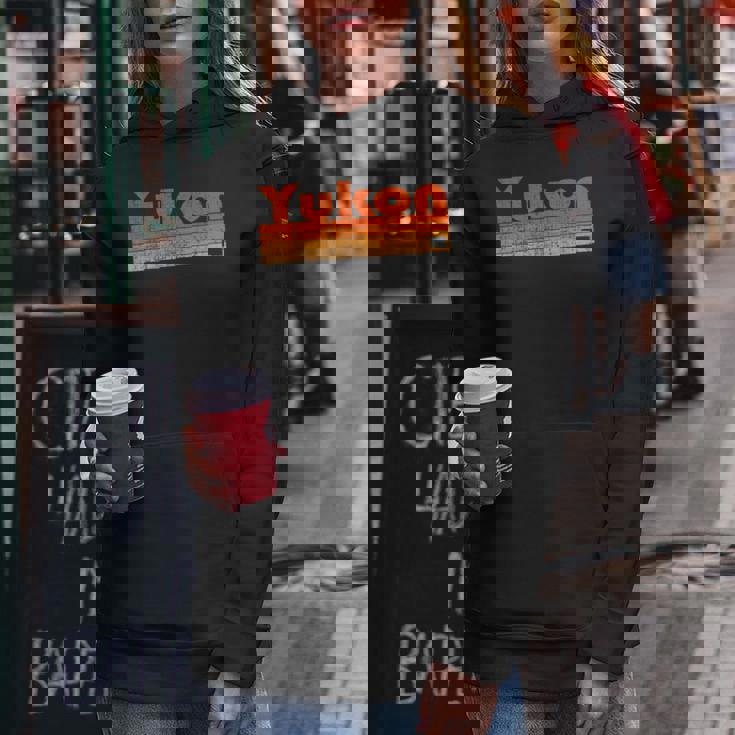 Yukon Oklahoma Estilo Retro De Los Años 80 Sudadera con capucha para mujer Regalos divertidos