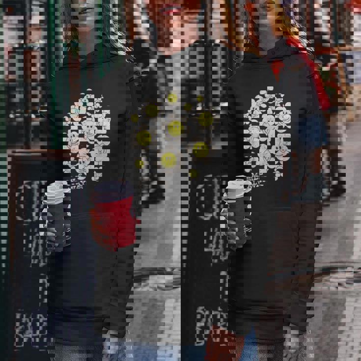 イエロー スマイル 顔 花mile Always キッズ 幼児 女の子 レディースパーカー 面白い贈り物