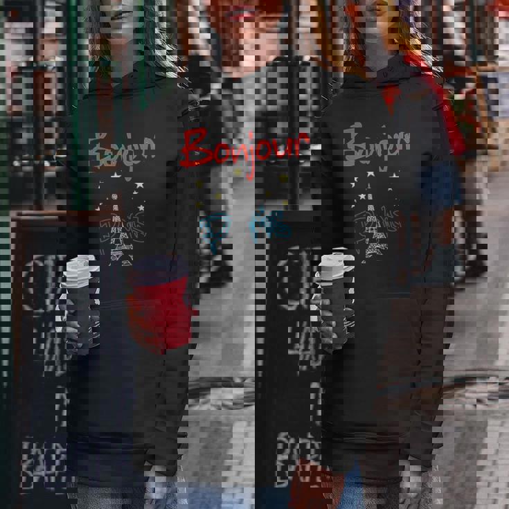 グラフィックデザイン ギフト エッフェル塔 パリ フランス 男性 女性 長袖tシャツ レディースパーカー 面白い贈り物