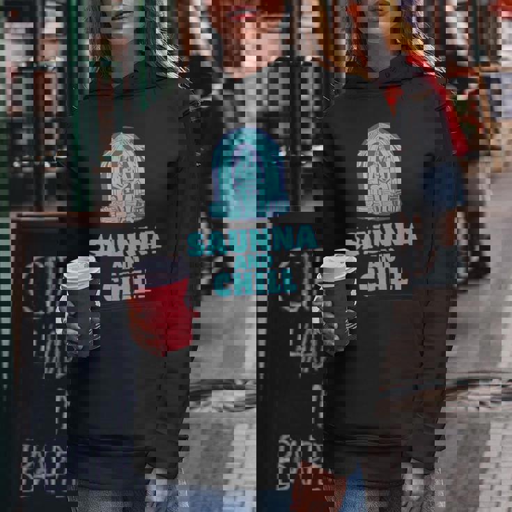 サウナ好き サウナアンドチル おもしろ 男性 女性 ユニセックス シンプル おしゃれ レディースパーカー 面白い贈り物