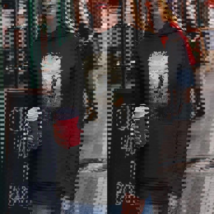 スタンダード シュナウザー マウンテン 肉球デザイン 犬 お母さん お父さん レディースパーカー 面白い贈り物