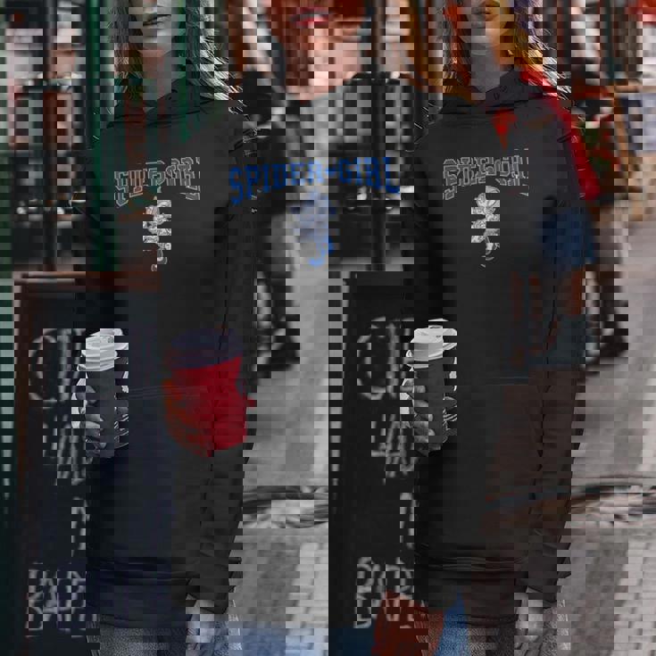 スパイダー・ガールpider Girl 青 レディースパーカー 面白い贈り物