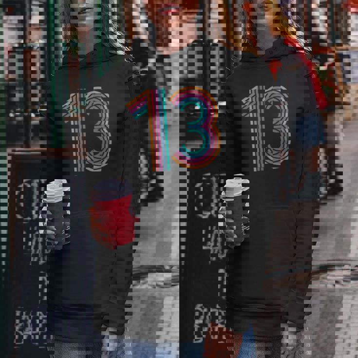 ナンバー13 13周年 男の子 女の子 13歳の誕生日 レディースパーカー 面白い贈り物