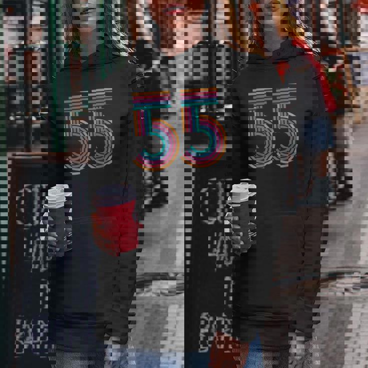 ナンバー55 五十五周年 男性 女性 55歳 誕生日 レディースパーカー 面白い贈り物